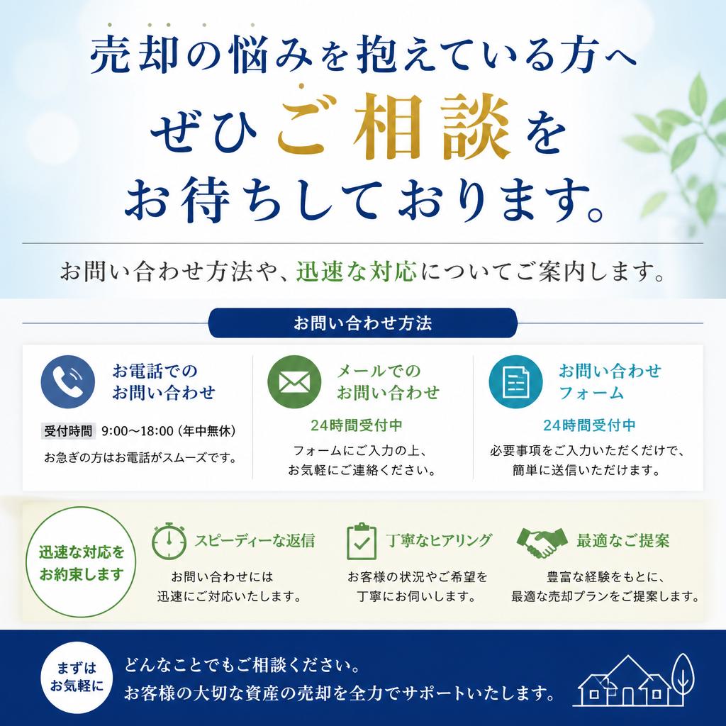 今すぐご相談を！