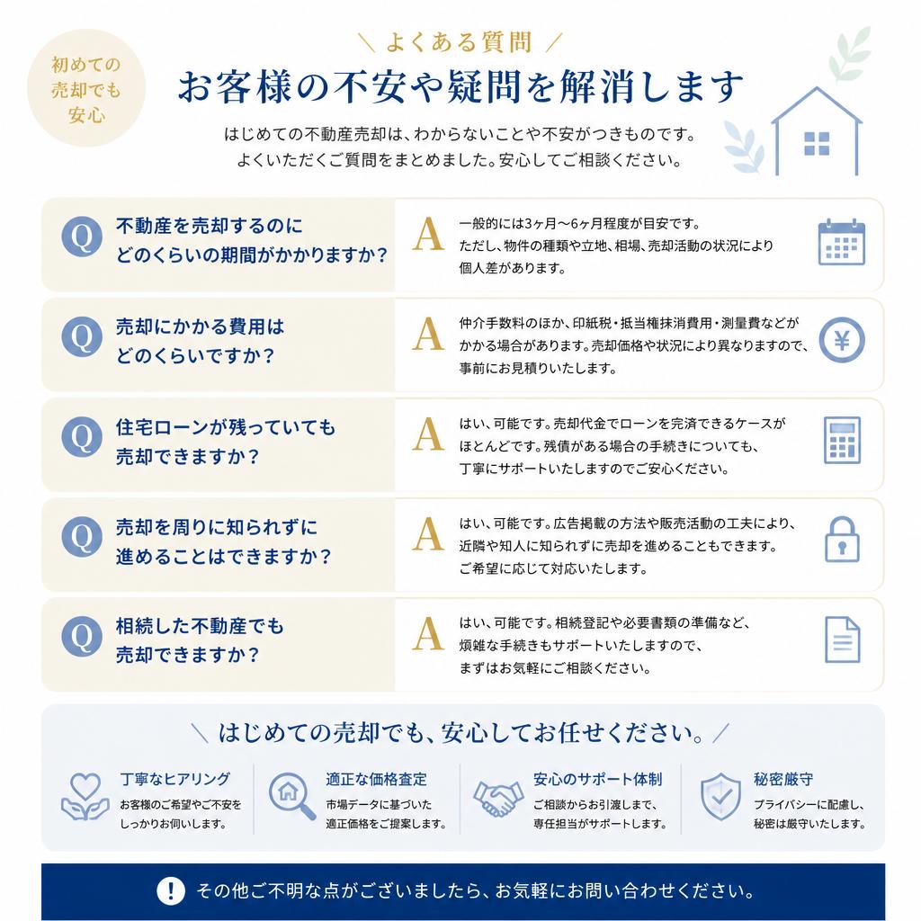 お客様の疑問にお答えします