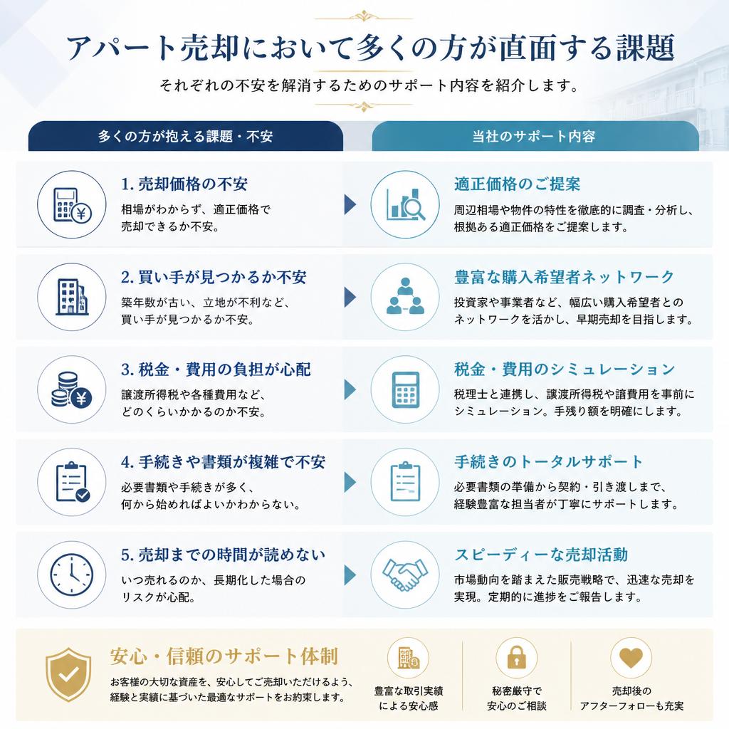 大泉町のアパート売却、私たちが力になります！