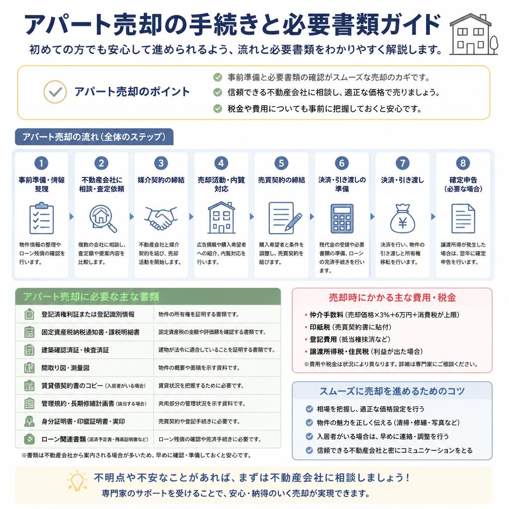 売却手続きについての説明
