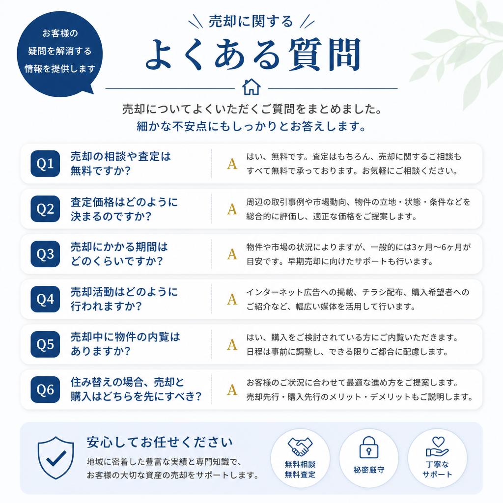 不安を解消するQ&A