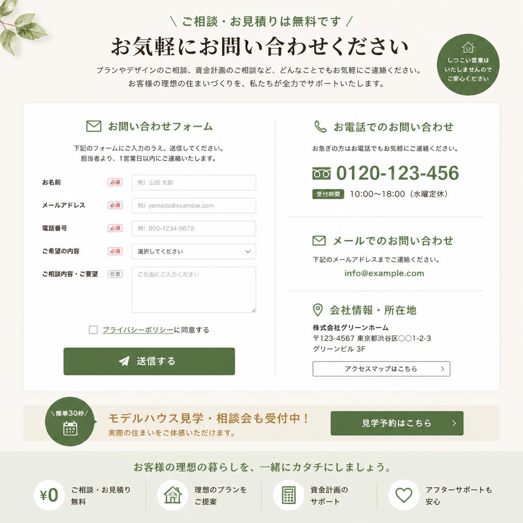 今すぐお問い合わせを！