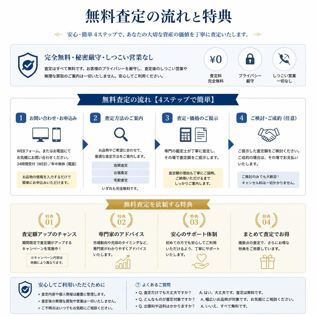 無料査定のご案内