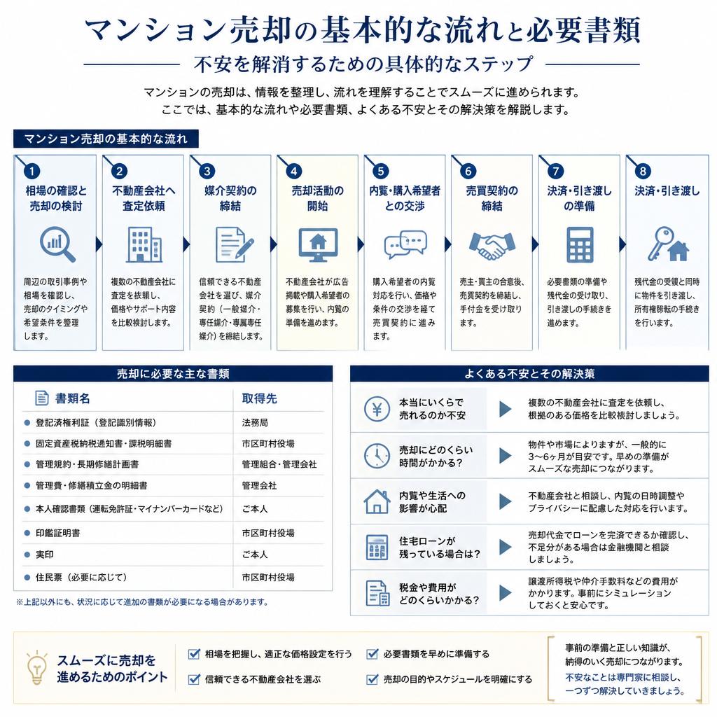 4. 売却の流れと必要な手続き