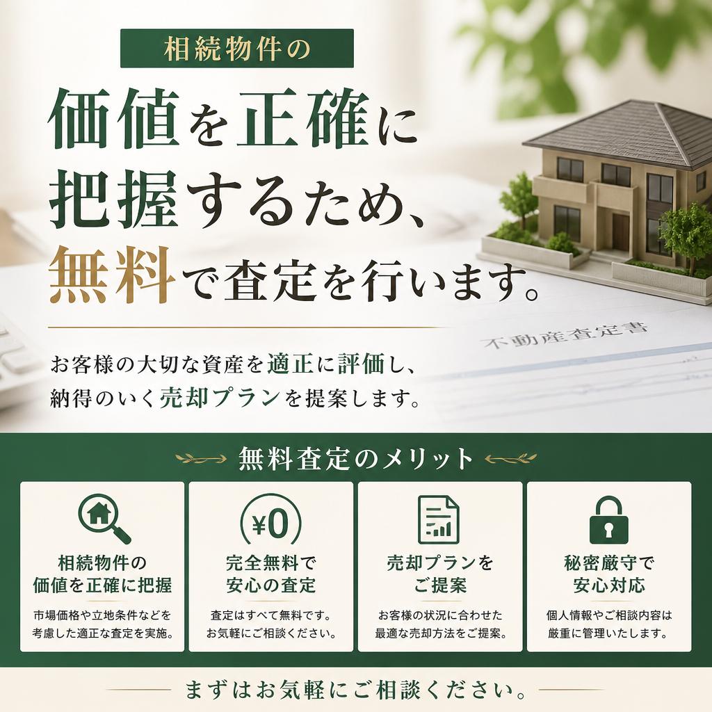 安心の無料査定サービス