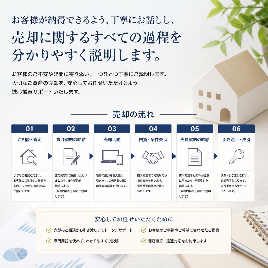 お客様のペースに合わせた対応