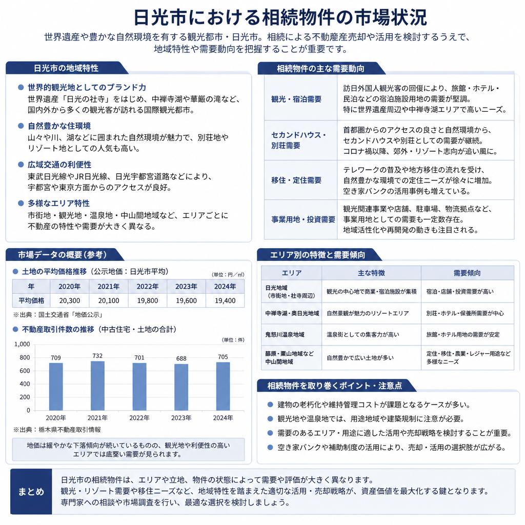 日光市で相続物件の売却にお困りの方、私たちがサポートします！