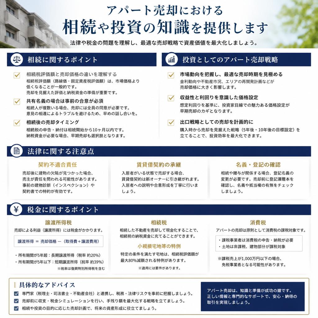 相続や投資に関する不安を解消
