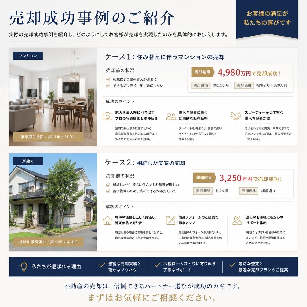 お客様の声：成功事例