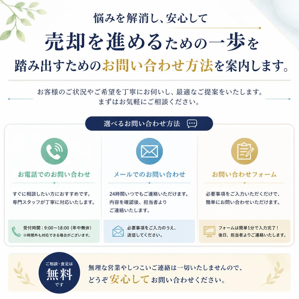 今すぐお問い合わせを！