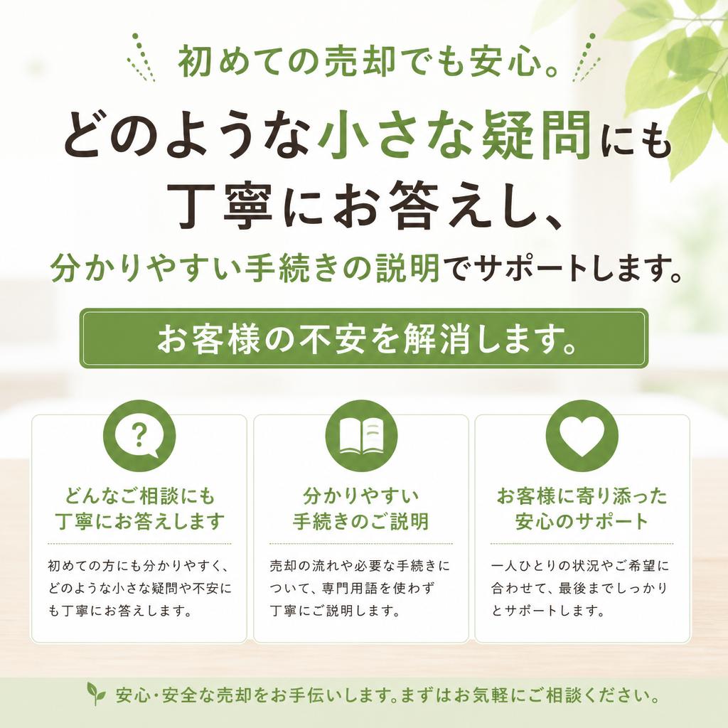 安心のサポート体制