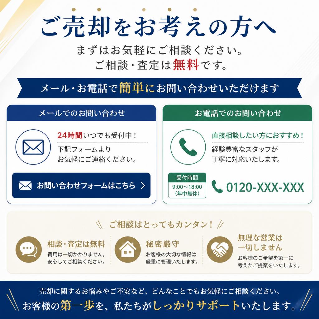 今すぐお問い合わせを！