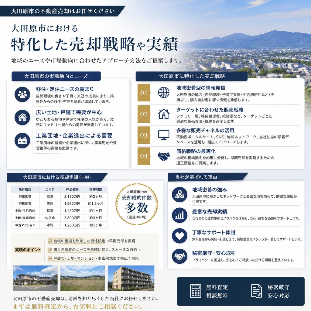 地域に特化した売却戦略