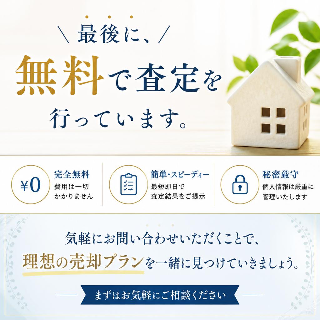 今すぐ無料査定を！