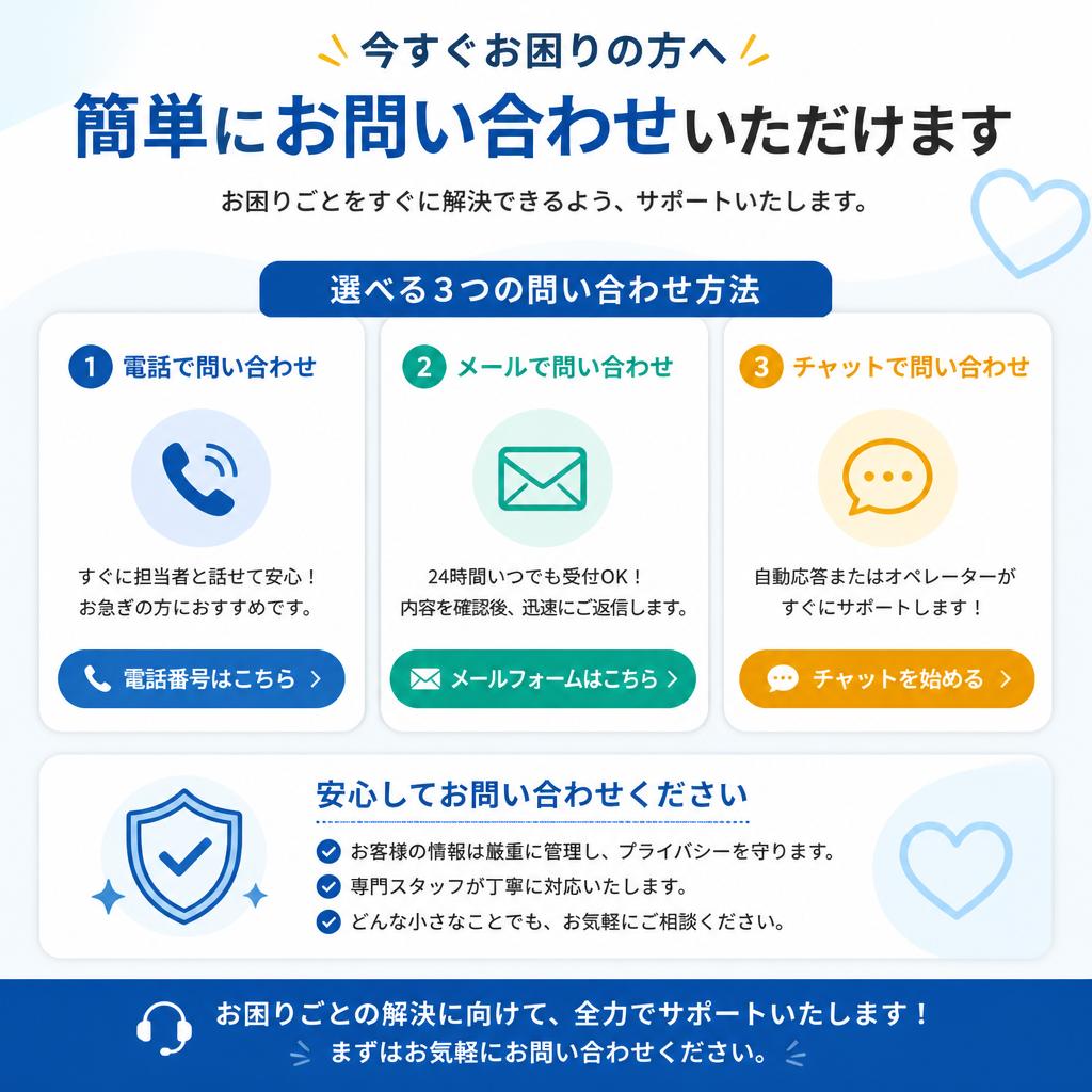 お問い合わせと相談のご案内