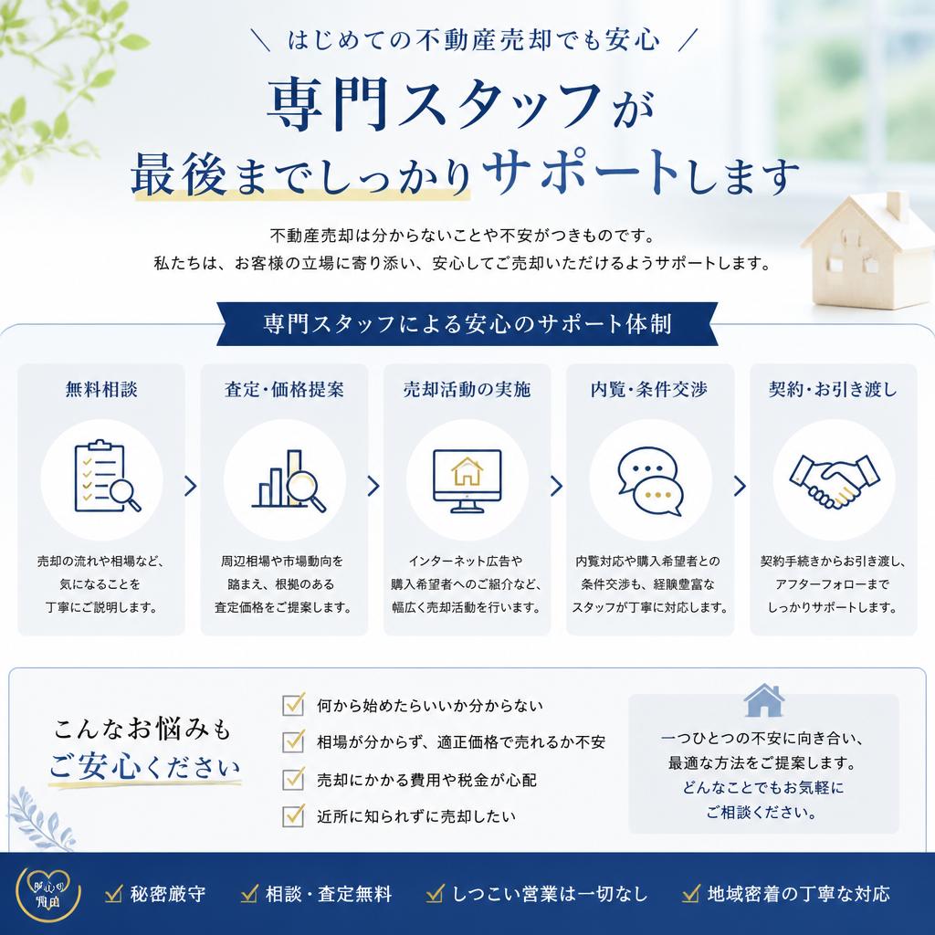 4. 不安を解消するサポート体制