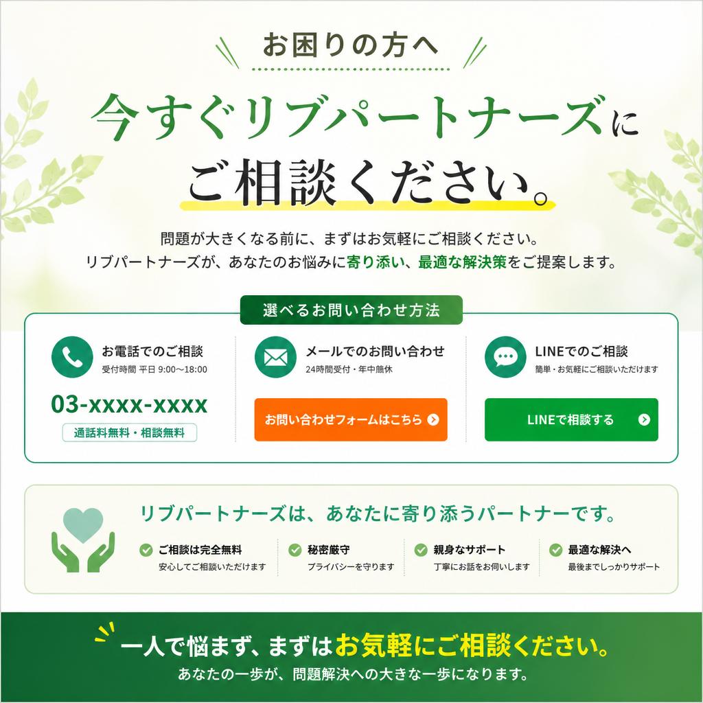 今すぐご相談を！